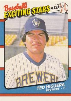 1987 Fleer Baseball's Exciting Stars #27 Ted Higuera Front