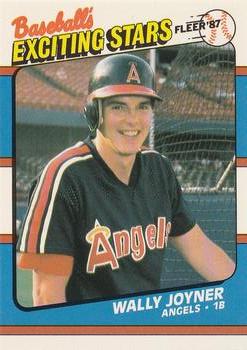 1987 Fleer Baseball's Exciting Stars #30 Wally Joyner Front