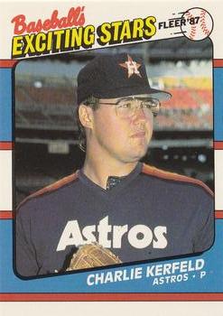 1987 Fleer Baseball's Exciting Stars #31 Charlie Kerfeld Front
