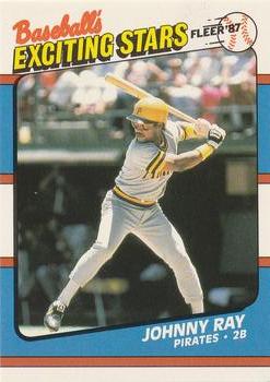 1987 Fleer Baseball's Exciting Stars #36 Johnny Ray Front