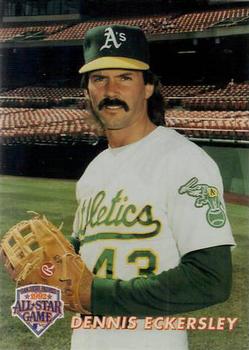 1992 Barry Colla All-Star Game #17 Dennis Eckersley Front