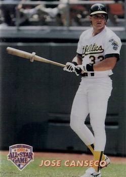 1992 Barry Colla All-Star Game #21 Jose Canseco Front