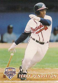 1992 Barry Colla All-Star Game #8 Terry Pendleton Front