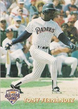 1992 Barry Colla All-Star Game #24 Tony Fernandez Front