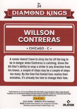 2022 Donruss Optic #24 Willson Contreras Back