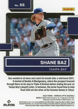 2022 Donruss Optic #66 Shane Baz Back
