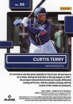 2022 Donruss Optic #86 Curtis Terry Back