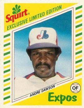 1982 Topps Squirt #17 Andre Dawson Front