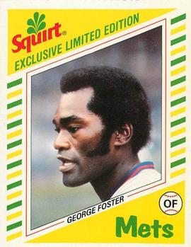 1982 Topps Squirt #18 George Foster Front