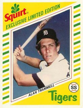 1982 Topps Squirt #4 Alan Trammell Front