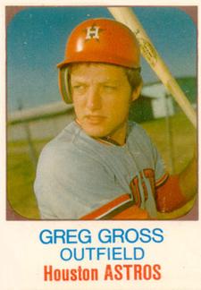 1975 Hostess #101 Greg Gross  Front