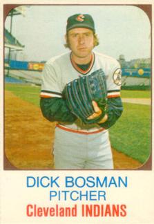 1975 Hostess #114 Dick Bosman  Front