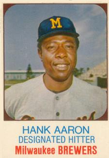 1975 Hostess #130 Hank Aaron  Front