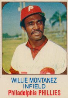 1975 Hostess #137 Willie Montanez  Front