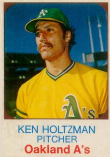 1975 Hostess #16 Ken Holtzman  Front