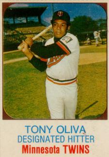 1975 Hostess #20 Tony Oliva  Front