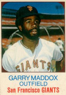 1975 Hostess #43 Garry Maddox  Front