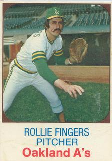 1975 Hostess #52 Rollie Fingers  Front
