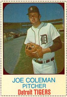 1975 Hostess #60 Joe Coleman  Front