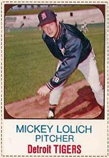 1975 Hostess #6 Mickey Lolich  Front