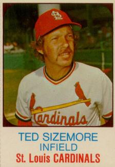 1975 Hostess #71 Ted Sizemore  Front