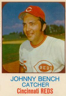 1975 Hostess #83 Johnny Bench  Front
