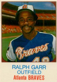 1975 Hostess #87 Ralph Garr  Front