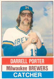 1976 Hostess #117 Darrell Porter Front