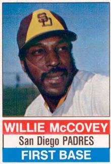 1976 Hostess #124 Willie McCovey Front