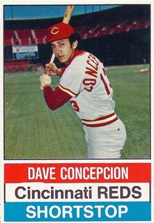 1976 Hostess #128 Dave Concepcion Front