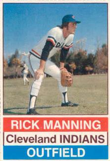 1976 Hostess #12 Rick Manning Front