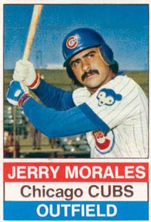 1976 Hostess #140 Jerry Morales Front