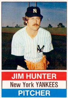 1976 Hostess #141 Jim Hunter Front