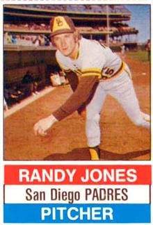 1976 Hostess #143 Randy Jones Front