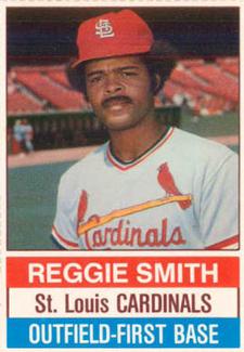 1976 Hostess #30 Reggie Smith Front
