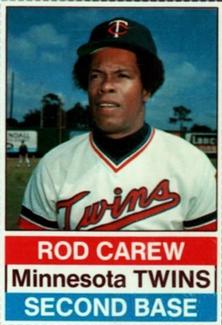 1976 Hostess #33 Rod Carew Front