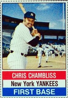 1976 Hostess #58 Chris Chambliss Front