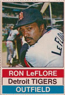1976 Hostess #69 Ron LeFlore Front