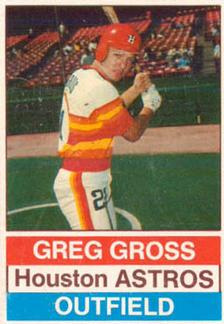 1976 Hostess #90 Greg Gross Front