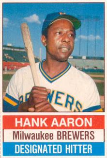 1976 Hostess #94 Hank Aaron Front