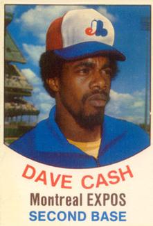 1977 Hostess #133 Dave Cash Front