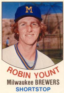 1977 Hostess #34 Robin Yount Front