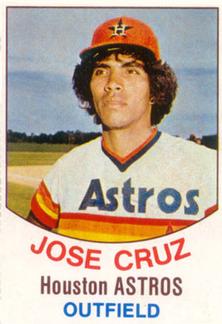 1977 Hostess #75 Jose Cruz Front