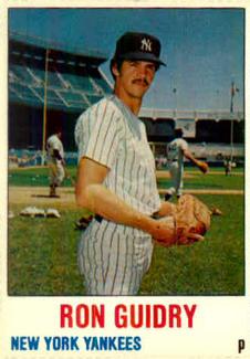 1978 Hostess #25 Ron Guidry Front