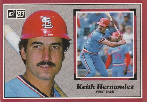 1983 Donruss Action All-Stars #20 Keith Hernandez Front