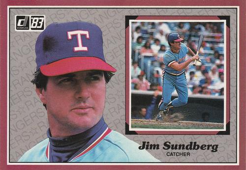 1983 Donruss Action All-Stars #26 Jim Sundberg Front