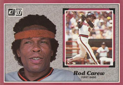 1983 Donruss Action All-Stars #38 Rod Carew Front