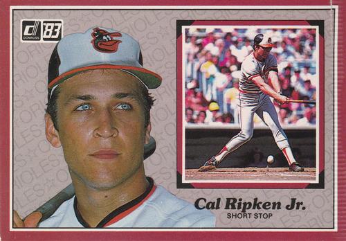 1983 Donruss Action All-Stars #52 Cal Ripken Jr. Front