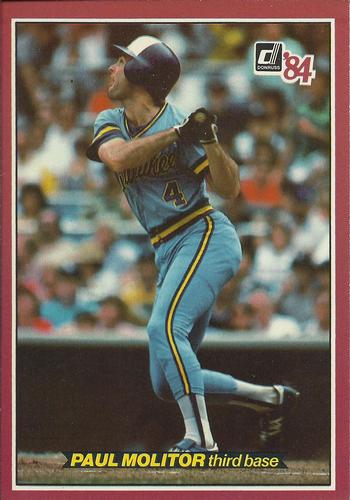 1984 Donruss Action All-Stars #35 Paul Molitor Front