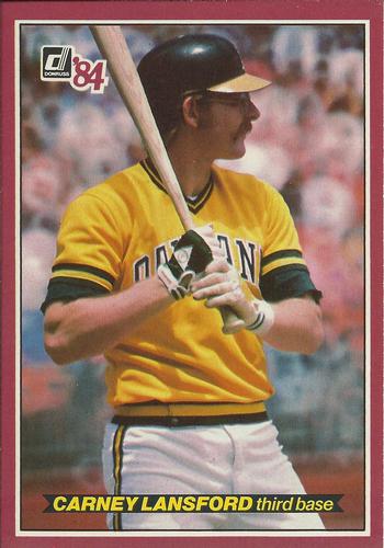 1984 Donruss Action All-Stars #39 Carney Lansford Front